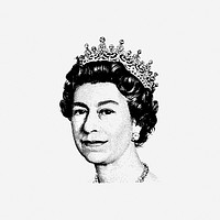 Elizabeth II portrait illustration, Former Queen of the United Kingdom. 7 SEPTEMBER 2022. BANGKOK, THAILAND.