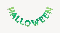 Halloween word typography. Free public domain CC0 image.