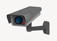 CCTV camera clip  art. Free public domain CC0 image. 