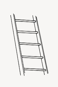 Ladder clip art vector. Free public domain CC0 image.