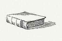 Book illustration psd. Free public domain CC0 image.
