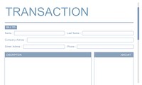 Payment Payslip Invoice Template Concept