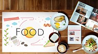 Fried Egg Food Recipe Meal Graphic Word