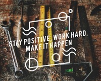 Work Hard Talent Positive Challenge Improvement