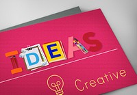 Ideas Creative Art Design Word Concept