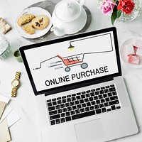 Online Shopping Online Payment Concept