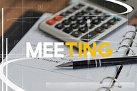Appointment Meeting Agenda Calendar Concept