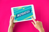Inspire inspiration positivity word concept