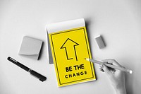 Be The Change Arrow Frame Direction