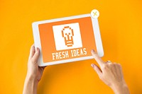 Fresh Ideas Inspire Thinking Vision Graphic Concept
