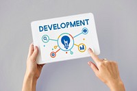 Ideas Development Icons Word Concept
