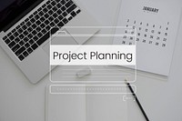 Project Management Planning Development Message Box Notification Graphic