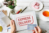 Worldwide Shipping Delivery Express Grpahic Concept