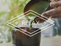 Tea Break Traditional Relax Concept