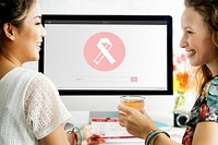 Pink Ribbon Breast Cancer Healthcare Concept