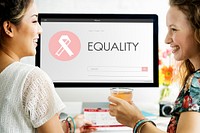 Women's Day Equality Freedom Get Involved Concept