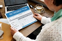 Retirement Plan Form Investment Senior Adult Concept
