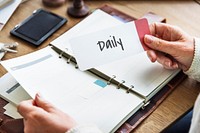 Daily Planner Dream Big Concept