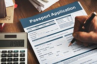 Passport Application Emigration National Border Concept