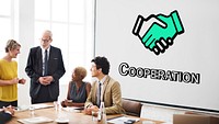 Trust Handshake Partnership Coooperation Graphic Concept