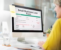 Small Business Loan Form Ownership Concept