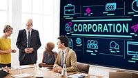 Corporation Company Corporate Enterprise Group Concept