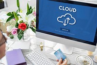 Cloud Storage Modern Technology Concept