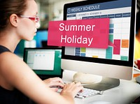 Summer Holiday Season Fun Travel Vacation Concept
