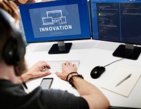 Innovation Digital Design Computer Concept