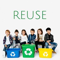 Recycle Reuse Responsibility to Nature Environment Word