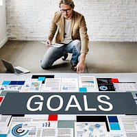 Goals Inspiration Target Motivation Mission Aim Concept