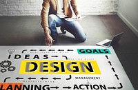 Design Process Ideas Goal Planning Action Concept