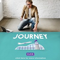 Journey Business Trip Flights Travel Information Concept