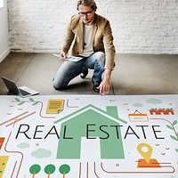 Real Estate Housing Brokerage Concept