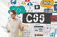 CSS Cascading Style Sheets Programming Networking Technology Concept