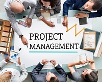 Project Management Work Process Organisation Concept