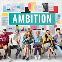 Ambition Action Athletics Business Growth Concept