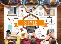 Style Trends Fashion Lifestyle Concept