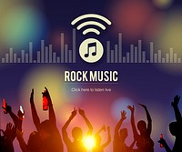 Rock Music Audience Band Concert Electronic Concept