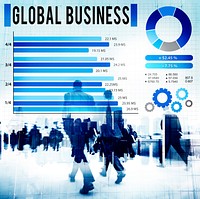 Global Business Growth Corporate Development Concept