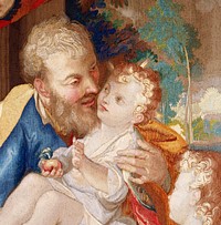 St. Joseph and the Christ Child. Original from the Minneapolis Institute of Art.