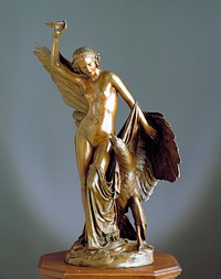 Light golden brown patination. After the monument in Dijon, France, commissioned 1852.. Original from the Minneapolis Institute of Art.