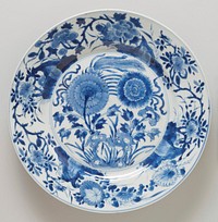 porcelain with floral decor in underglaze blue. Original from the Minneapolis Institute of Art.