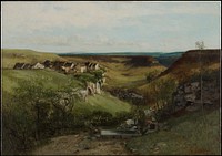 Château d’Ornans by Gustave Courbet. Original from the Minneapolis Institute of Art.