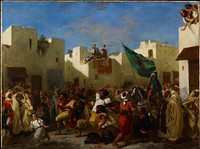 Convulsionists of Tangier by Eugène Delacroix. Original from the Minneapolis Institute of Art.