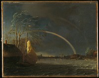 Waterscape with Rainbow. Original from the Minneapolis Institute of Art.