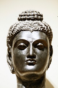 Head of Buddha Indian during Pakistan Kushan period. Original from The Minneapolis Institute of Art.