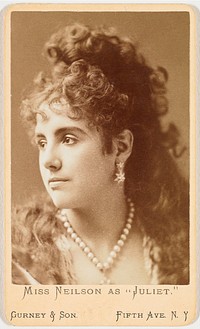 English actress; from wet plate negative. Original from the Minneapolis Institute of Art.