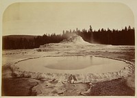 Hot Spring and Castle Geyser. Original from the Minneapolis Institute of Art.