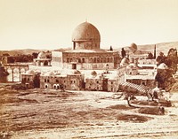 Vue générale de l'emplacement du Temple de Salomon à Jerusalem, Palestine. Original from the Minneapolis Institute of Art.